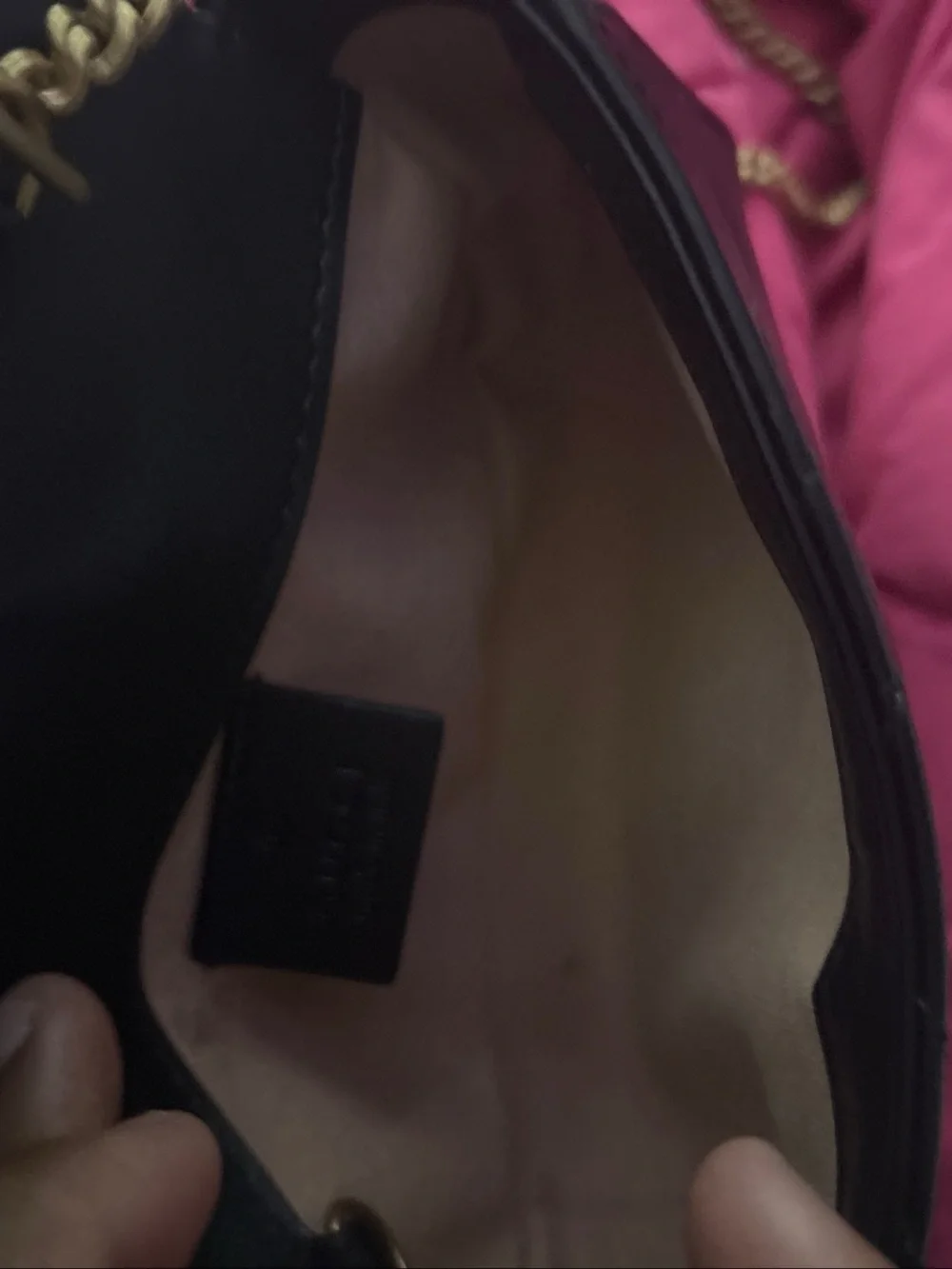Gucci Black Quilted Matelassé Crossbody with Gold Double G